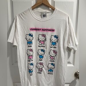 Fruit of the Loom White Hello Kitty Happiness Tee